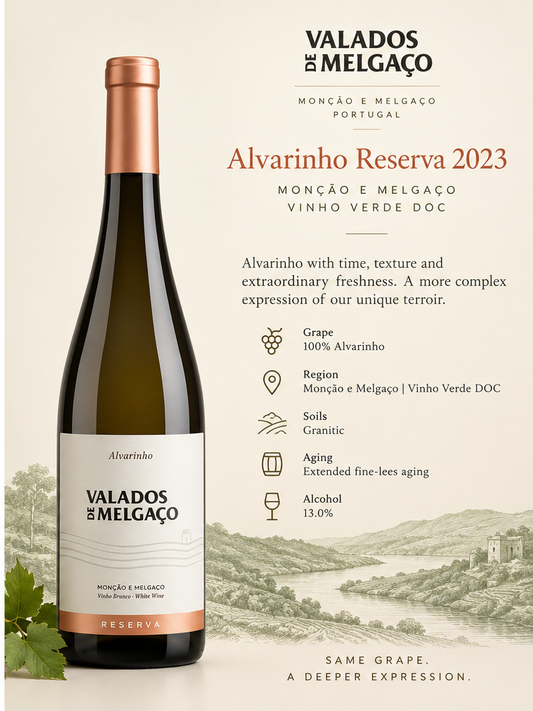 Valados de Melgaço Alvarinho Reserva 2023